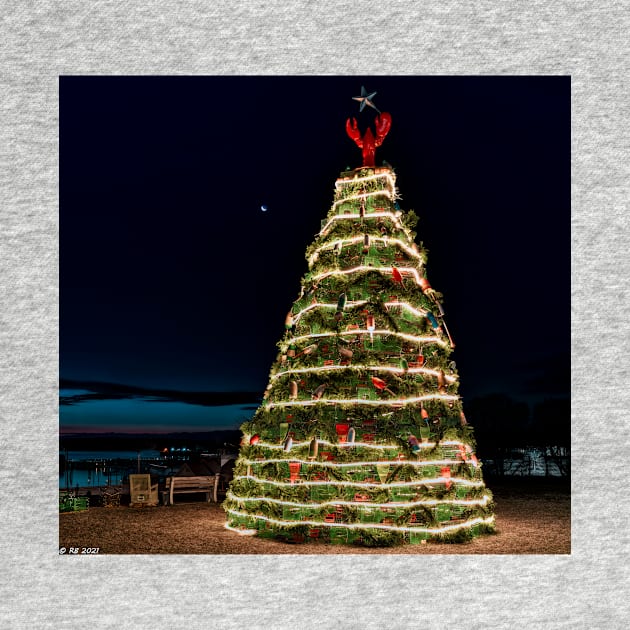 Lobster Trap Christmas Tree Rockland Maine 2021 by BeanME